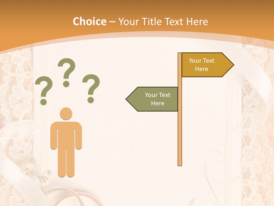 Old Gold Pattern PowerPoint Template