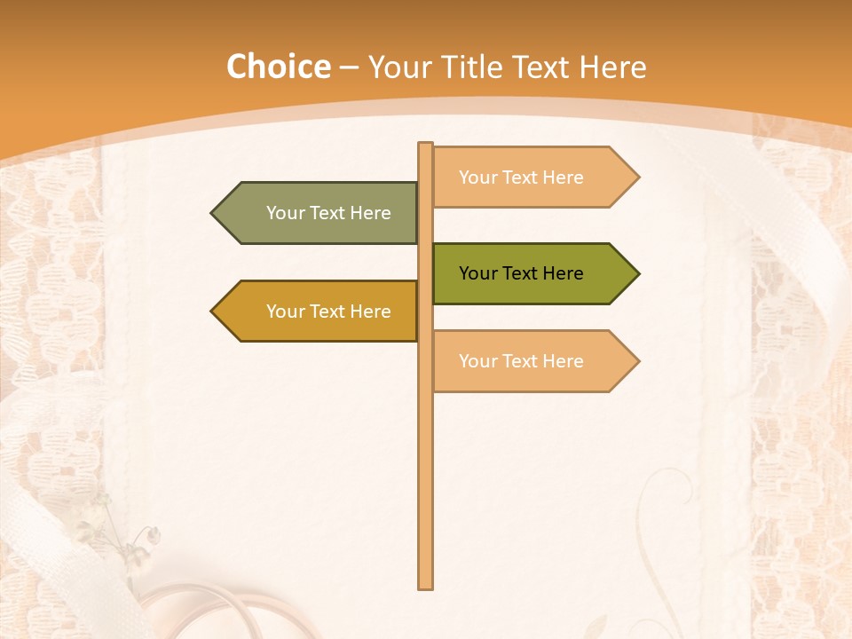 Old Gold Pattern PowerPoint Template