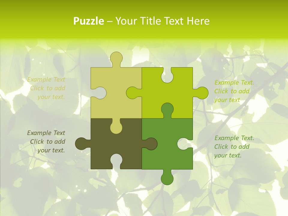 Nature Branches Tree PowerPoint Template