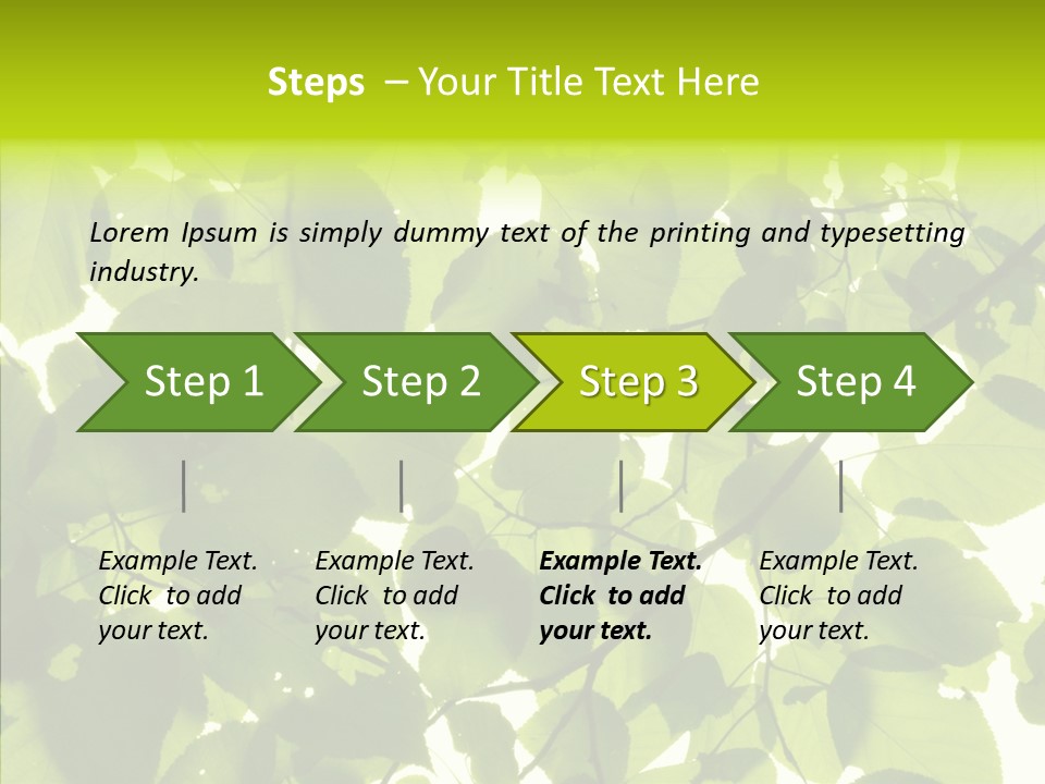 Nature Branches Tree PowerPoint Template