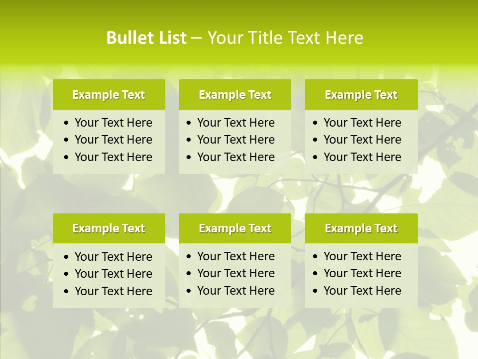 Nature Branches Tree PowerPoint Template