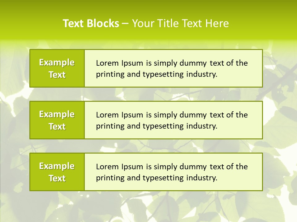 Nature Branches Tree PowerPoint Template