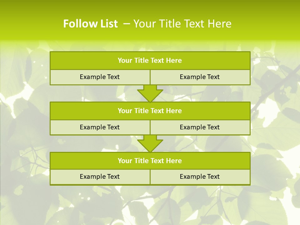 Nature Branches Tree PowerPoint Template