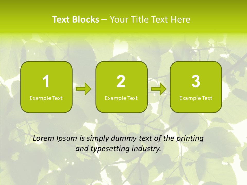 Nature Branches Tree PowerPoint Template