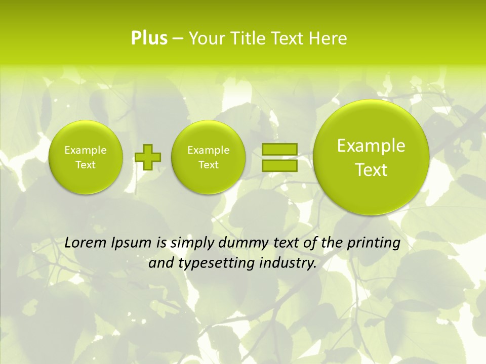 Nature Branches Tree PowerPoint Template