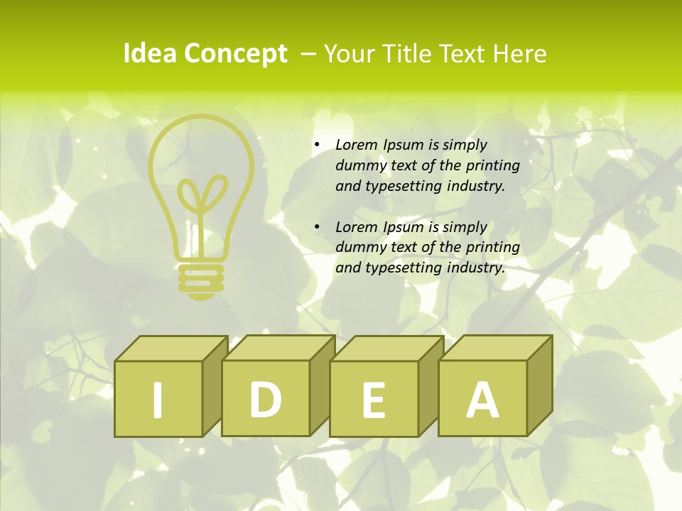 Nature Branches Tree PowerPoint Template