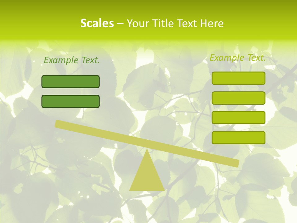 Nature Branches Tree PowerPoint Template