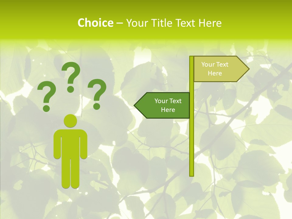 Nature Branches Tree PowerPoint Template
