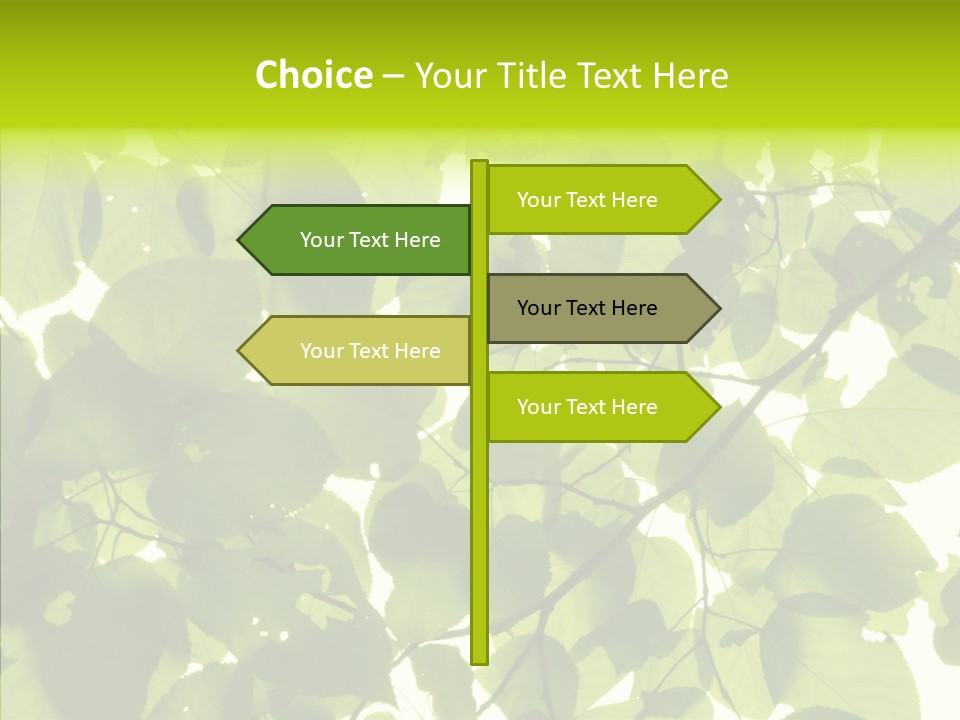 Nature Branches Tree PowerPoint Template