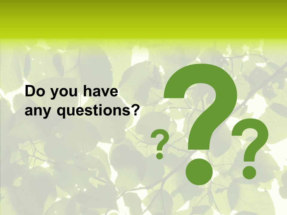 Nature Branches Tree PowerPoint Template