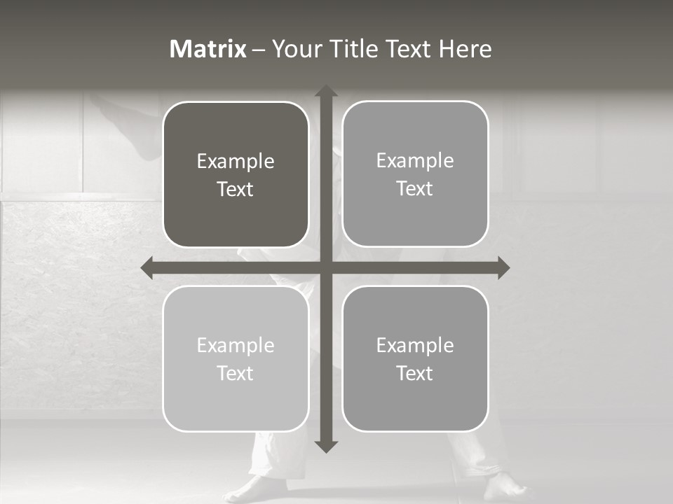 Self Black Lift PowerPoint Template