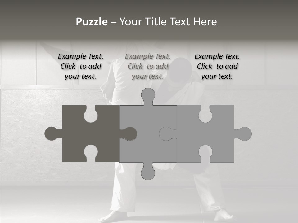 Self Black Lift PowerPoint Template