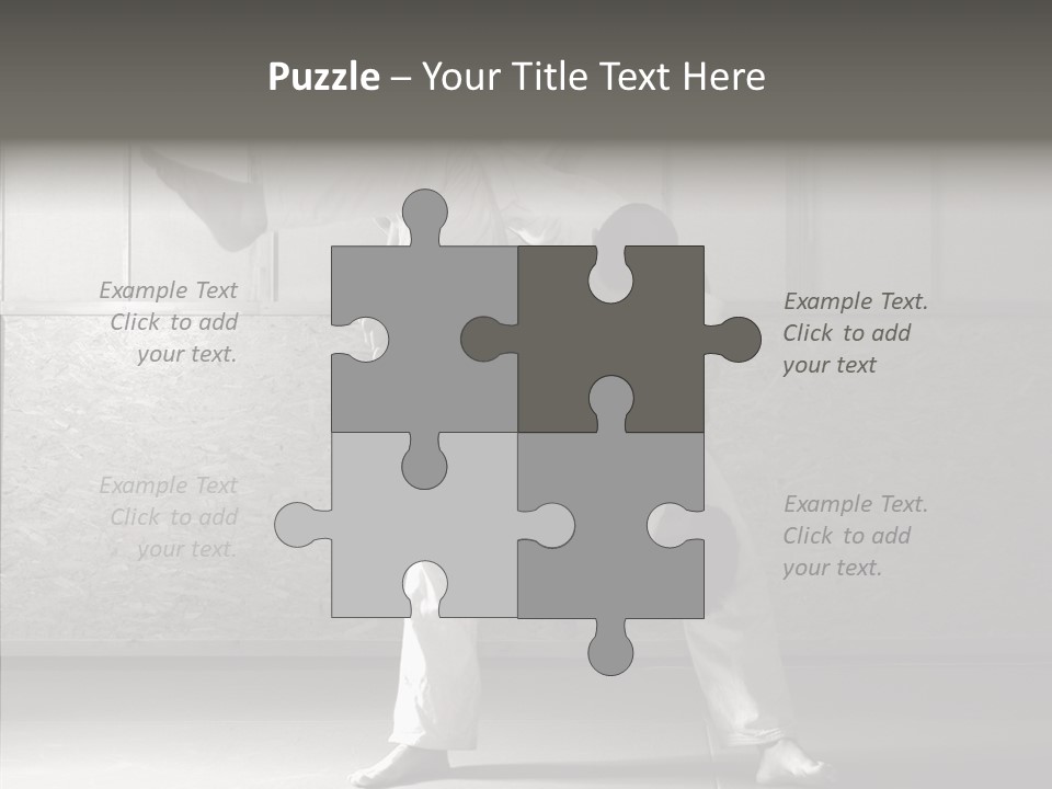 Self Black Lift PowerPoint Template