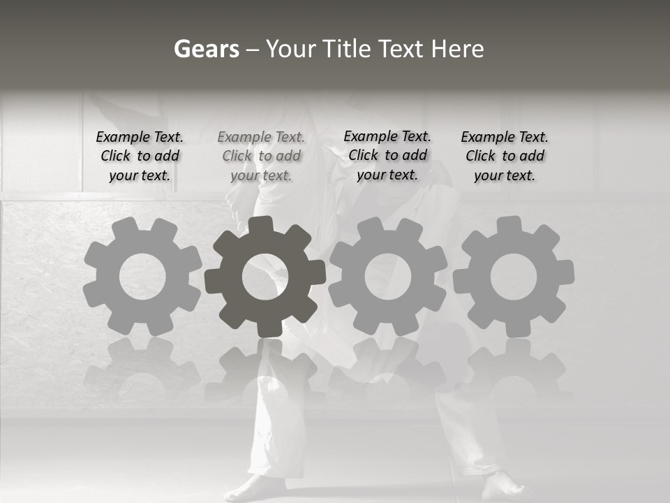 Self Black Lift PowerPoint Template