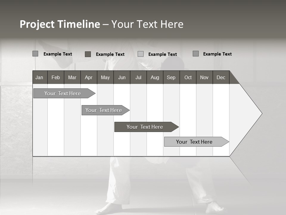 Self Black Lift PowerPoint Template