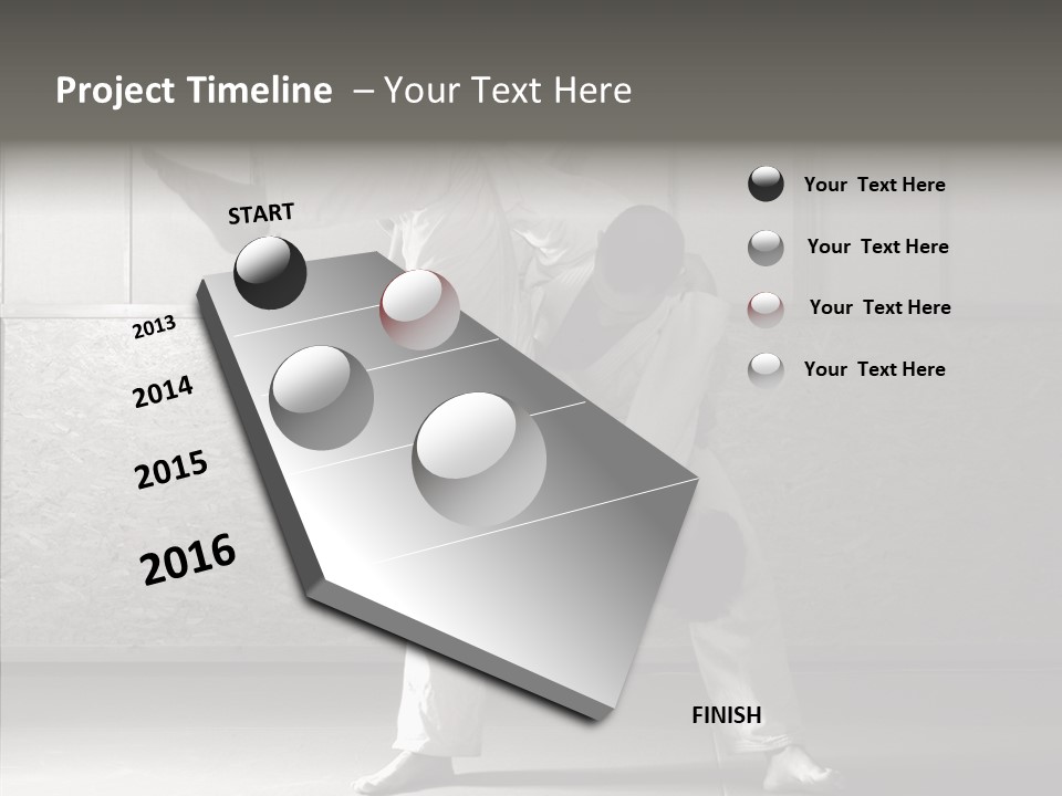 Self Black Lift PowerPoint Template