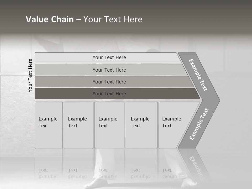 Self Black Lift PowerPoint Template