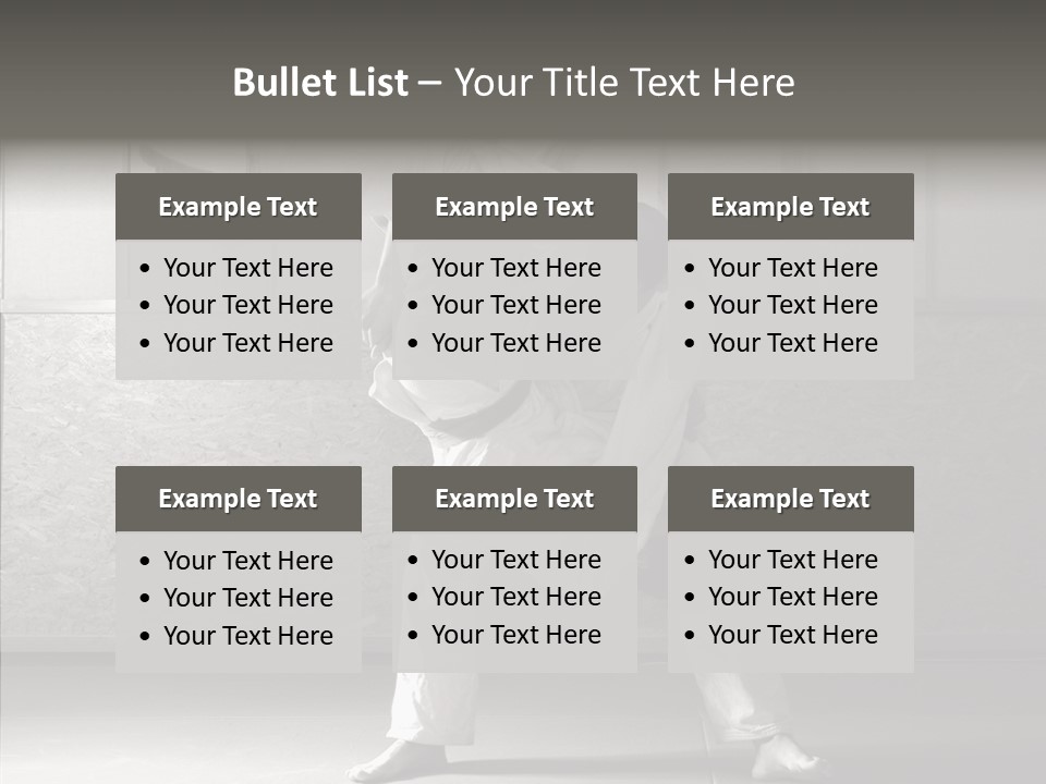 Self Black Lift PowerPoint Template