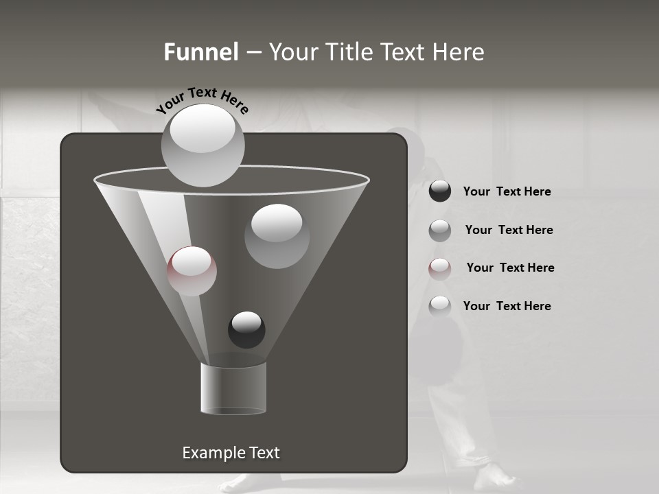 Self Black Lift PowerPoint Template