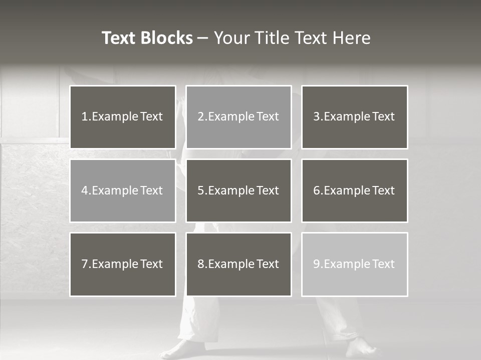 Self Black Lift PowerPoint Template