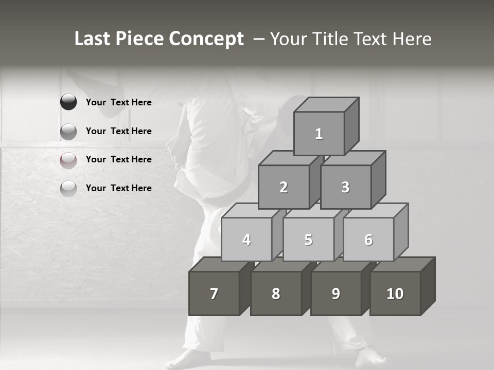 Self Black Lift PowerPoint Template