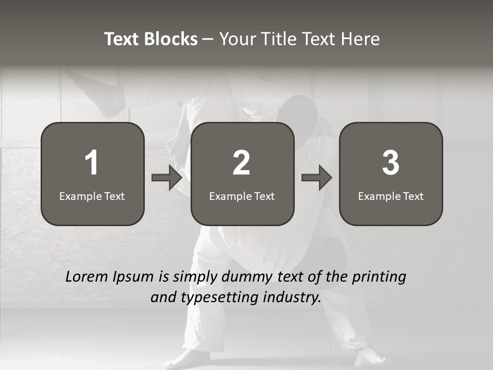 Self Black Lift PowerPoint Template