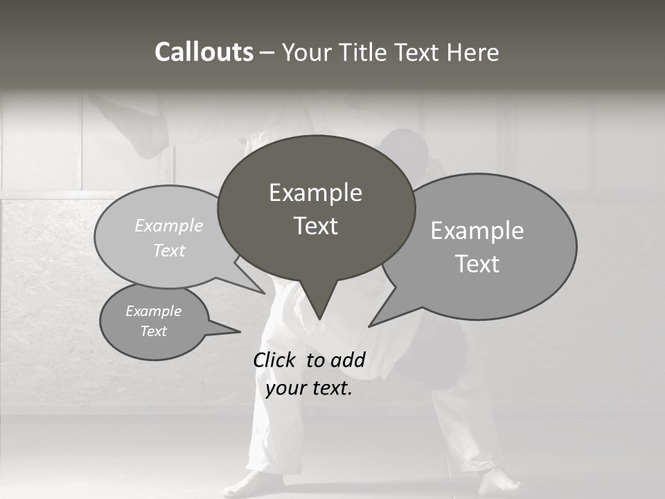 Self Black Lift PowerPoint Template