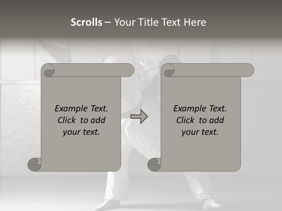 Self Black Lift PowerPoint Template