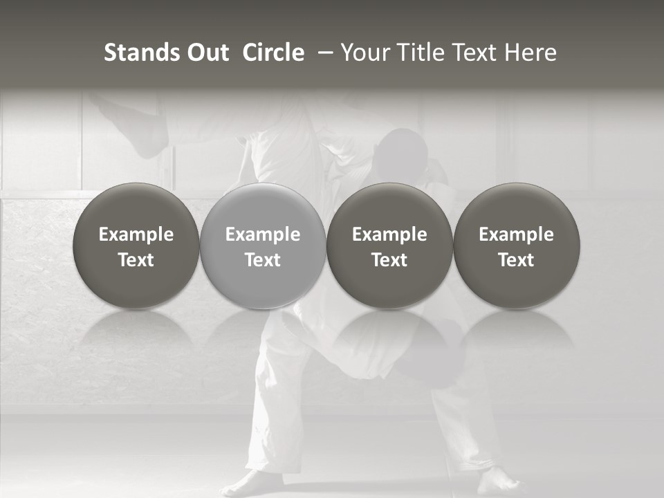 Self Black Lift PowerPoint Template