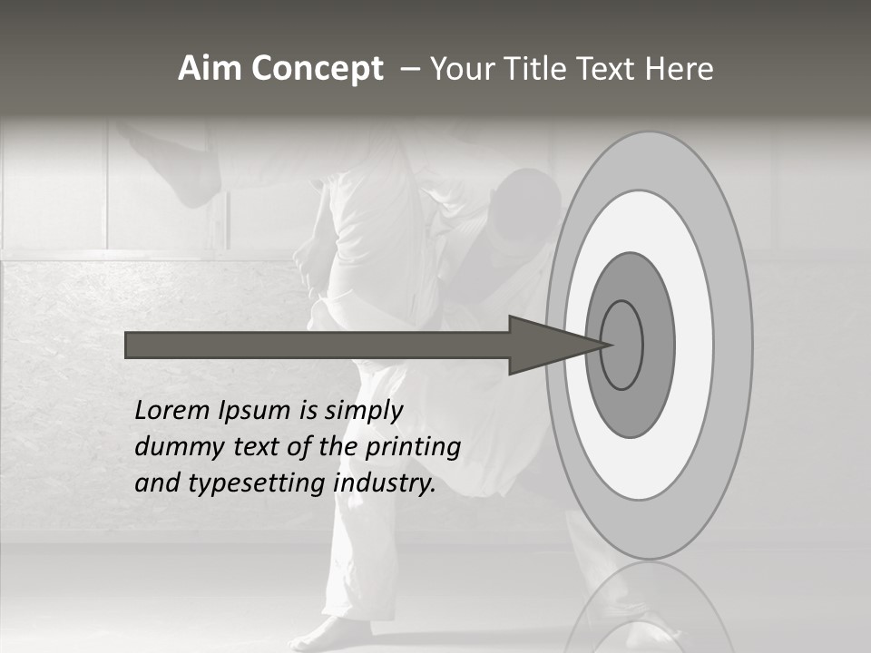 Self Black Lift PowerPoint Template