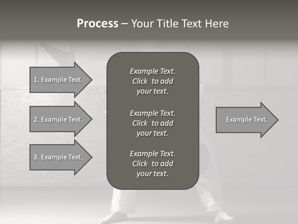 Self Black Lift PowerPoint Template