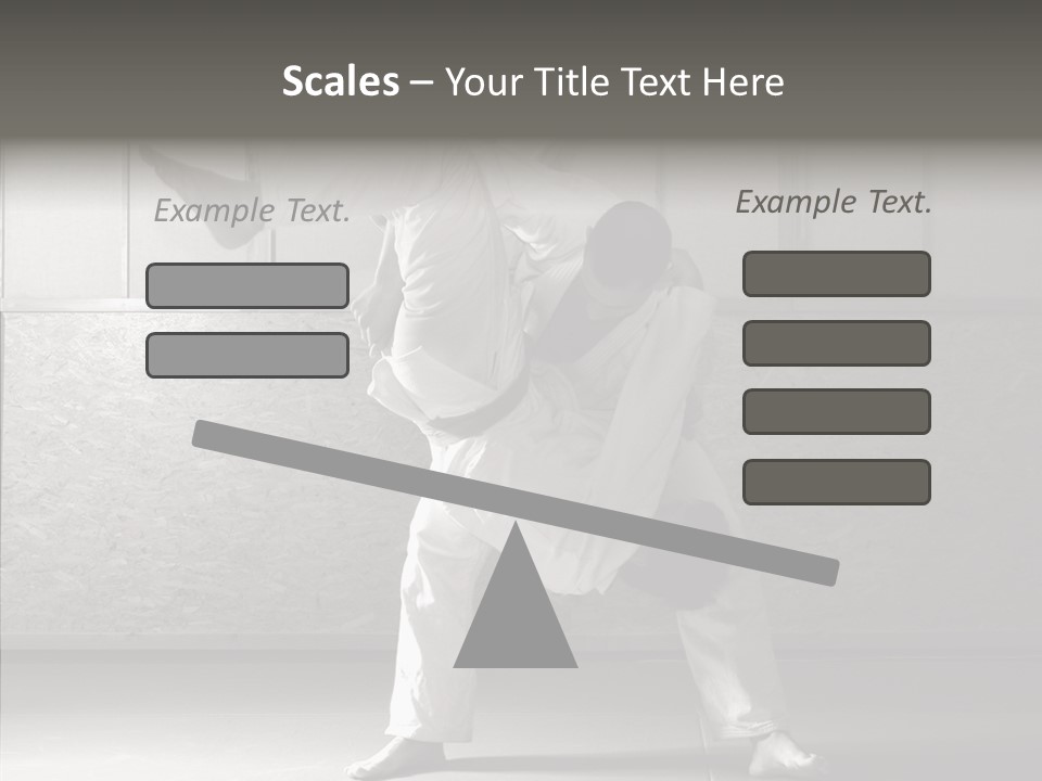 Self Black Lift PowerPoint Template