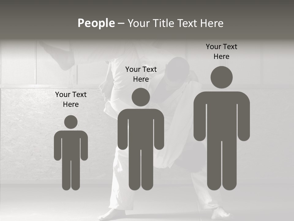 Self Black Lift PowerPoint Template