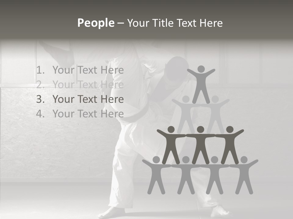 Self Black Lift PowerPoint Template
