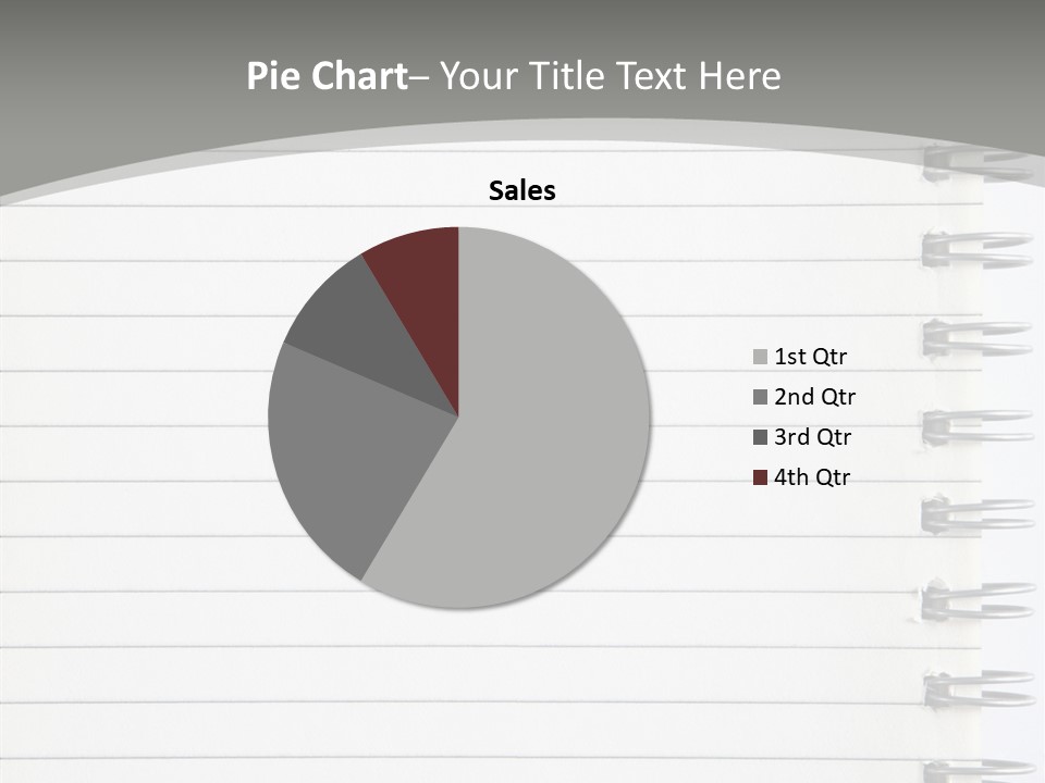 Open Lined Metal PowerPoint Template