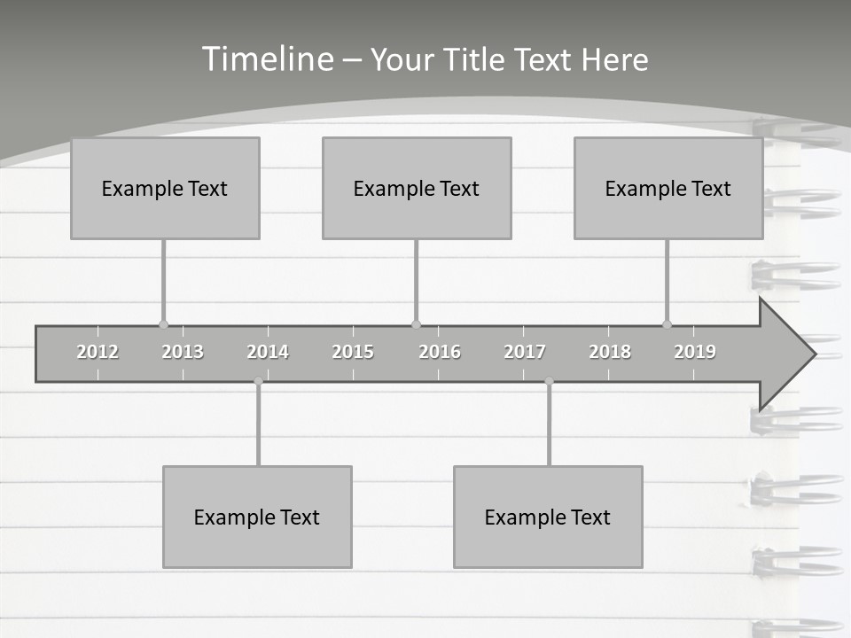 Open Lined Metal PowerPoint Template