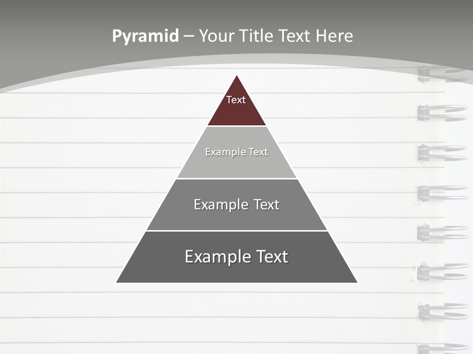 Open Lined Metal PowerPoint Template