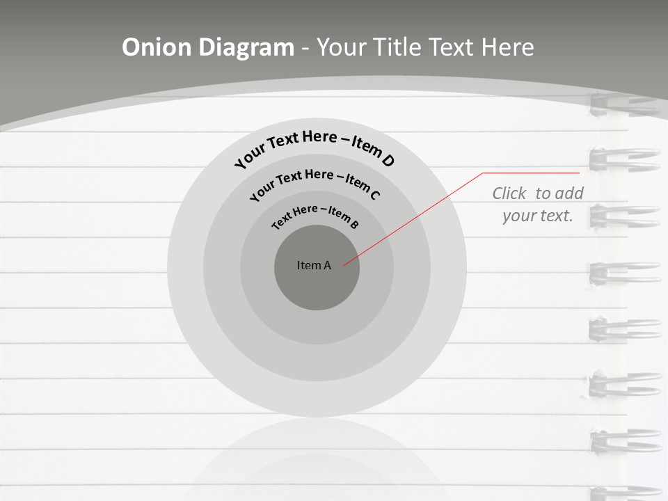 Open Lined Metal PowerPoint Template