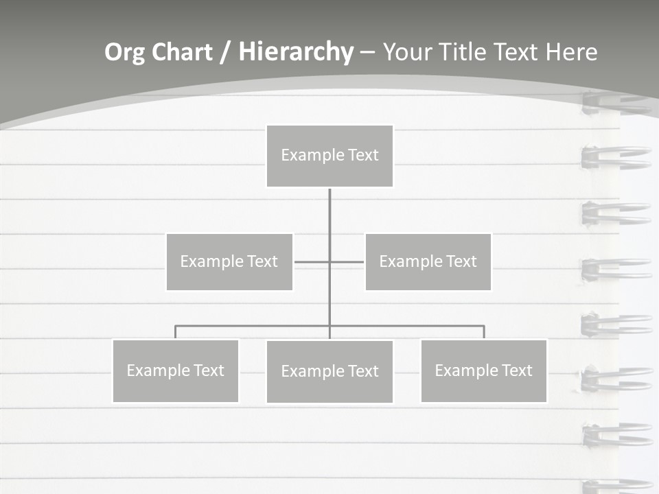 Open Lined Metal PowerPoint Template