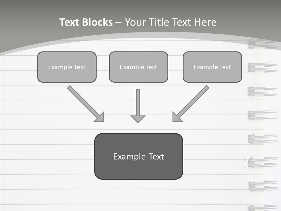 Open Lined Metal PowerPoint Template