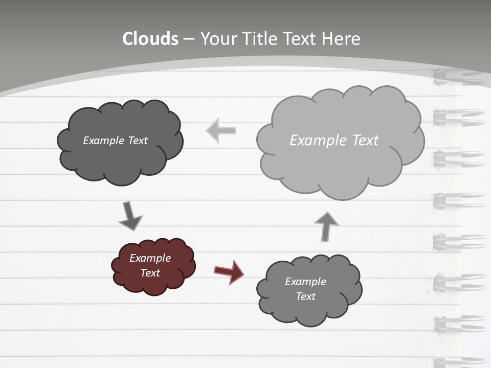 Open Lined Metal PowerPoint Template