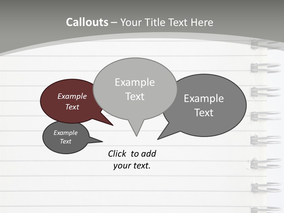 Open Lined Metal PowerPoint Template