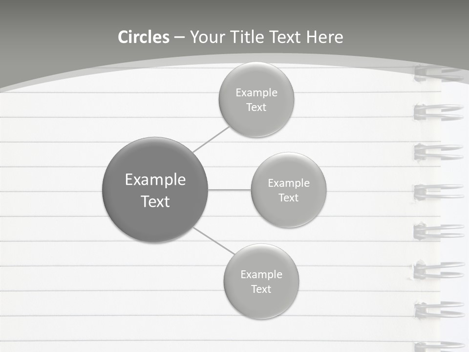 Open Lined Metal PowerPoint Template