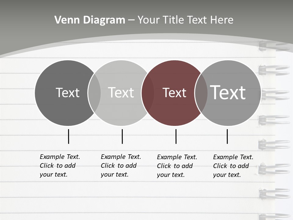 Open Lined Metal PowerPoint Template