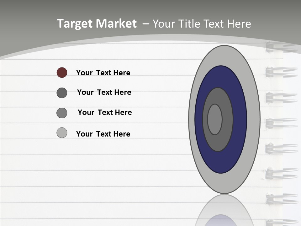 Open Lined Metal PowerPoint Template