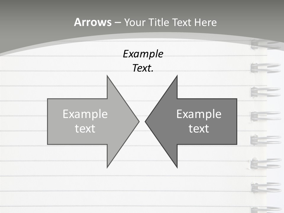 Open Lined Metal PowerPoint Template
