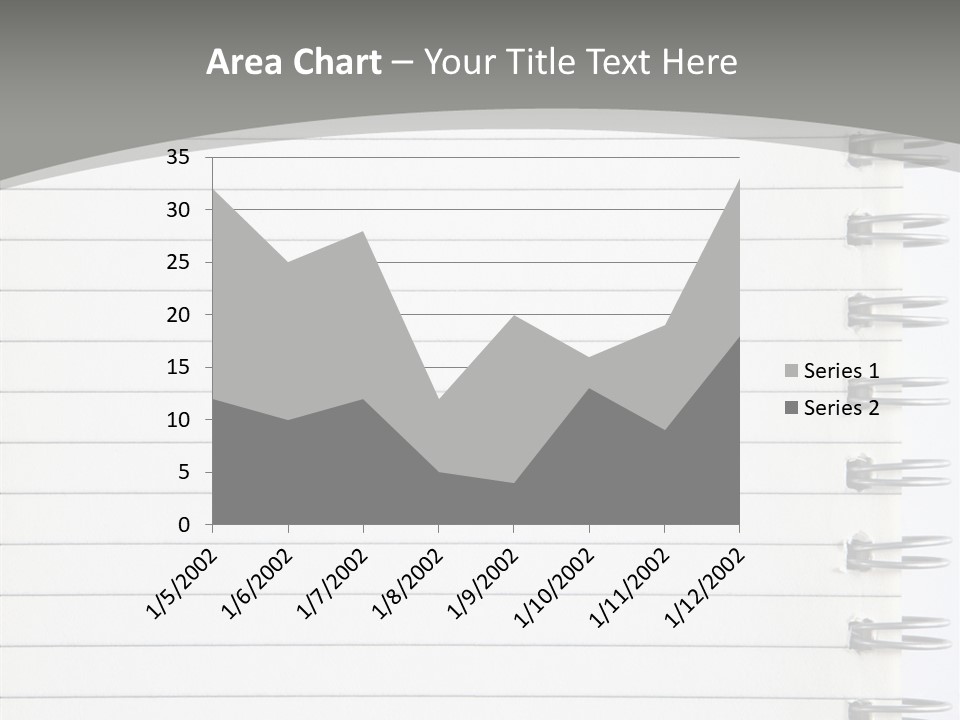 Open Lined Metal PowerPoint Template