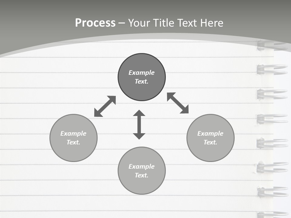 Open Lined Metal PowerPoint Template