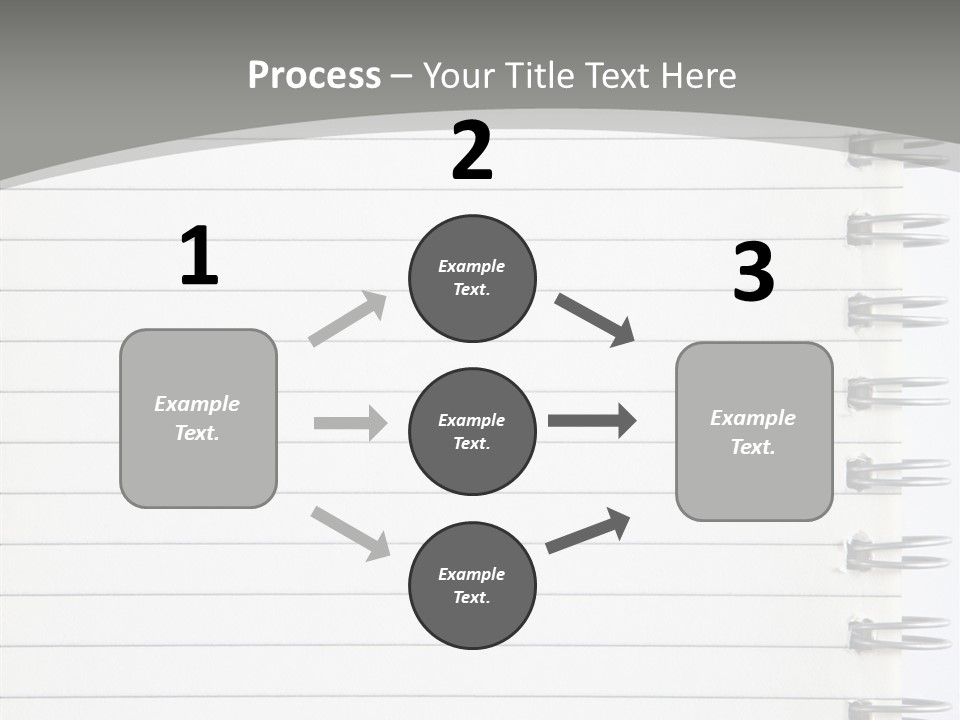 Open Lined Metal PowerPoint Template