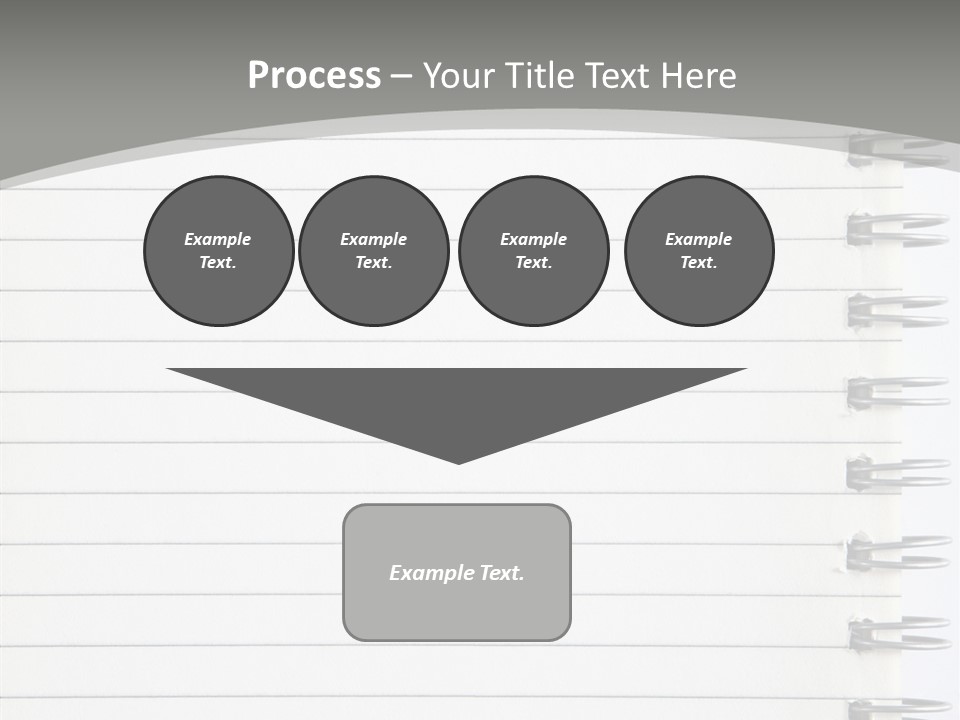 Open Lined Metal PowerPoint Template